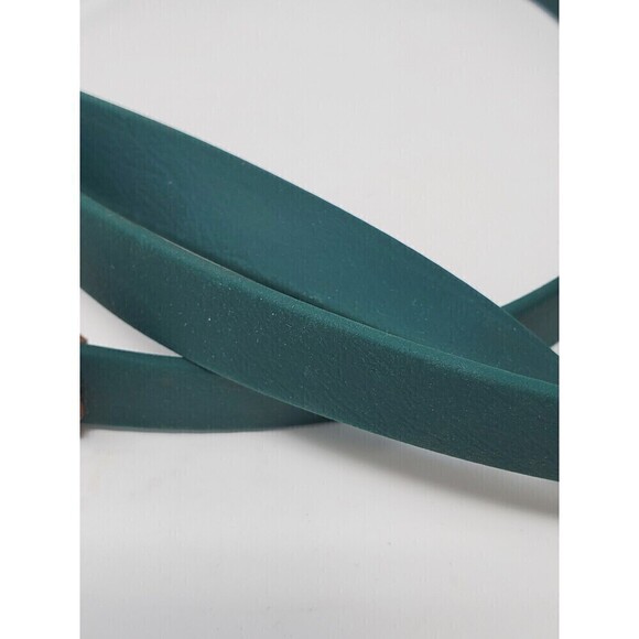 OLIVER & ASH DESIGNS CUSTOM DOG LEASH DARK GREEN & COGNAC BROWN BRASS HARDWARE - Picture 2 of 14